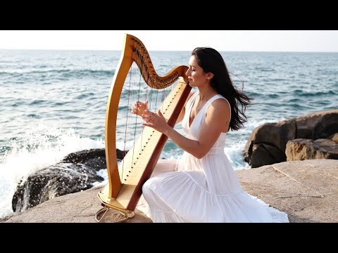 This Harp Performance by the Sea Will Blow Your Mind!