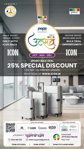 Move Smart. Travel Iconic! | ICON x JITO JPOINT | UTSAV 2025