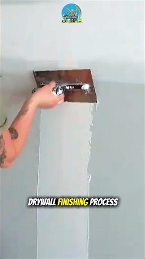 Amazing drywall finishing technique using joint knife | Satisfying wall repair & taping skills