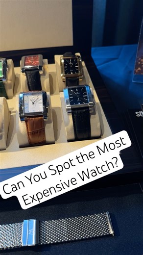 Can You Spot the Most Expensive Watch?