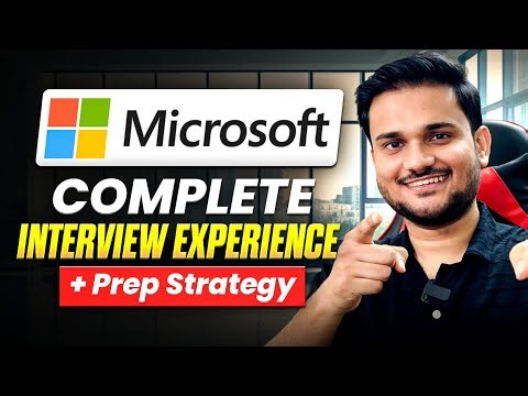 How to crack Microsoft in 2026 | Complete Preparation Strategy