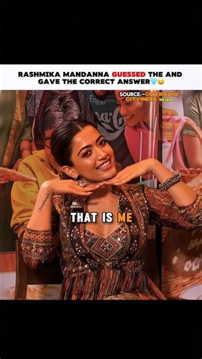 Rashmika Mandanna’s Cute Smile Game 💛 | Rapid Fire Interview