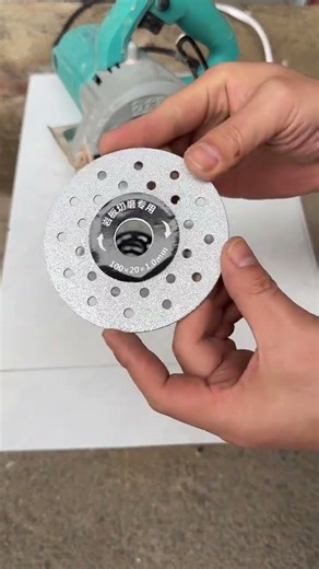 Dual-Purpose Tile Saw Blade 🔧 Cut & Grind Slabs Easily #TileTools #Shorts