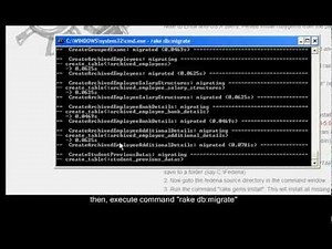 Installing Fedena on Windows