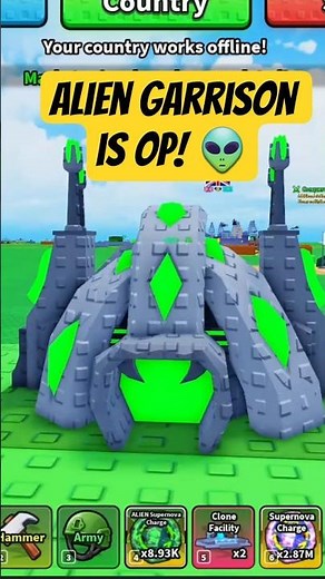 ALIEN GARRISON! New Alien Soldiers are OP! #roblox #miniwar #shorts #fyp