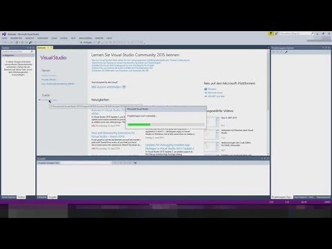Visual Studio 2015 Setup Projekt