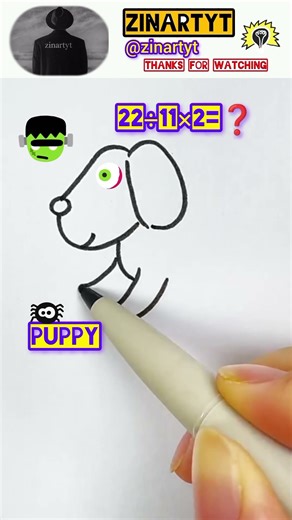 CUTE Puppy 🐶Drawing || How To Draw A Puppy 🐶 EASY Step #art #quiz #puppy #drawing #shorts