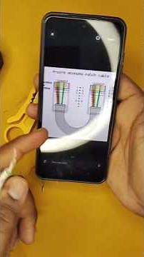RJ45 Connector 4 Wire Connection 🔥 | PC Internet Cable Setup