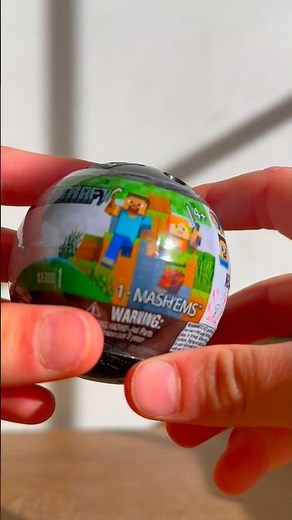 Opening a Minecraft mashem #mashems #asmrunboxing