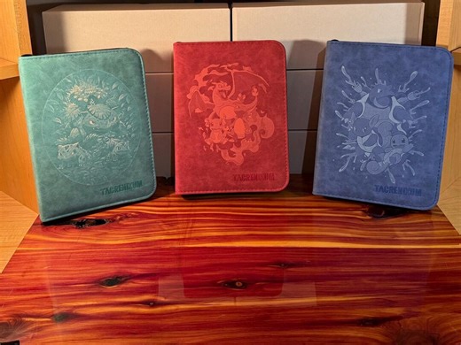 Pokémon Custom Mini Binder: Charizard, Blastoise, and Venusaur Evolution Line Artworks - 4 Cards per Page - Etsy