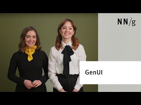 GenUI: AI-Generated Interfaces