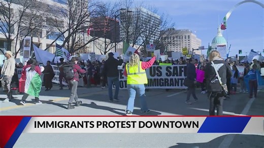 Thousands protest in St. Louis over federal immigration policies