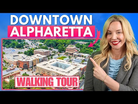 Experience the Charm of Downtown Alpharetta | Alpharetta Walking Tour Video 🎥