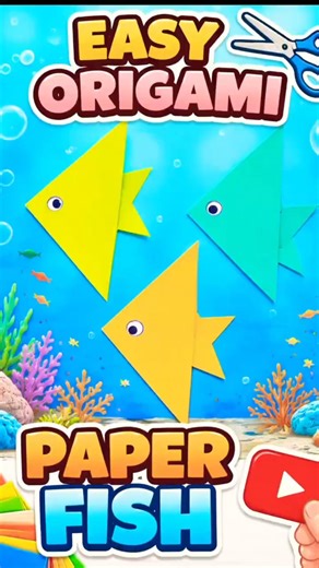 How to Make Origami Fish 🐠 | Step by Step Tutorial