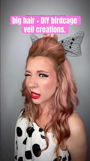 BIG 60s Hair Is Back! 😍 Vintage Half-Up Hairstyle #hairtutorial