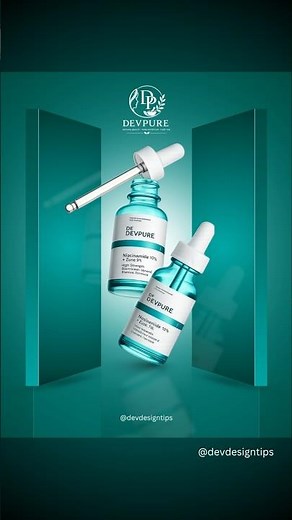 Create a High-End Skincare Ad Like a Pro in #canvatutorial #beauty #design