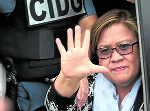 De Lima finally steps out of Camp Crame after almost 7 years