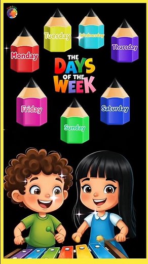 The weekdays song for children March 15 2026 #kidslearning