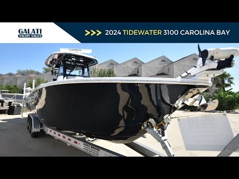2024 Tidewater 3100 Carolina Bay “Day Dreamin” – Twin Mercury V10 400s, Garmin Suite, Power-Poles