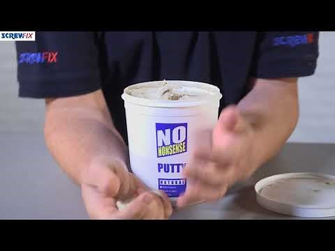NO NONSENSE MULTIPURPOSE GLAZING PUTTY NATURAL 2KG | Screwfix