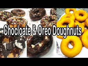 How to make quick chocolate & Oreo Doughnuts| Homemade doughnuts| Doughnuts at Kaini's Kitchen