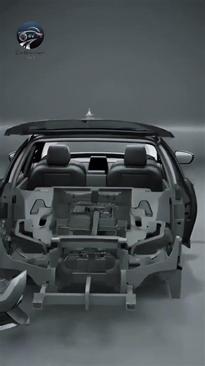 What’s Inside a Honda Civic 🚗 3D Breakdown! #automotive #howcarswork