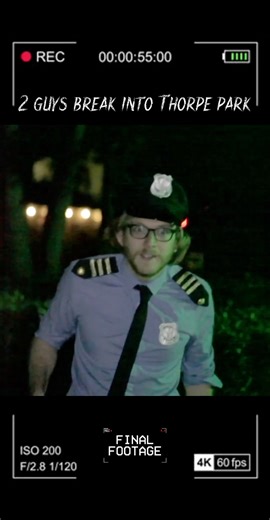 32K views · 804 reactions | 2 guys break into Thorpe Park A short film by Lee Hardcastle @leehardcastle #finalfootage #foundfootage #horror #scary #foundfootagehorror #reels #horrorfilm #shorthorror | Final Footage | Facebook