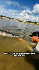 Three rare species you can catch at Texas Spillways #fishing #nature #explore | Catching Dinosaurs Guide Service