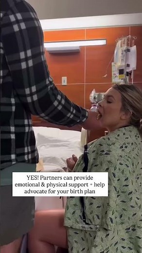 Love this & husband! 👀 shaking the apple tree 👏🏼 It’s so true - a trained birth partner who is