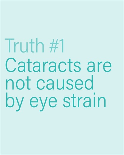 OCLI Vision on Instagram: "There are a lot of misconceptions about cataracts. Here are a few truths to know: • Cataracts are not caused by eye strain • They do not go away on their own • Glasses only help temporarily • Surgery is the only effective treatment and is one of the safest procedures today If you are noticing cloudy or blurry vision, our team at OCLI Vision can help you understand your options. Schedule your appointment online, visit our link in bio."