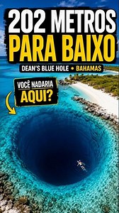 🌊 Dean’s Blue Hole: The 202-Meter Abyss in the Bahamas!