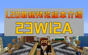 ★我的世界★籽岷的1.20 23w12a 最新版本介绍