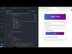 Login Page Design Using HTML CSS in Hindi | Satya Gyan A4