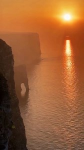 A beautiful evening on the East Yorkshire coast, captured by RSPB Bempton Cliffs #yorkshire #england | Exploring GB