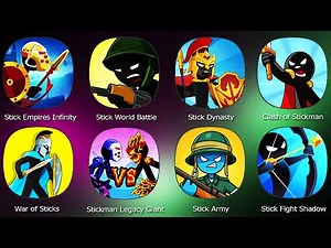 Stick Empires Infinity,Stick World Battle,Stick Dynasty,Clash of Stickman Evolution,Stick Army