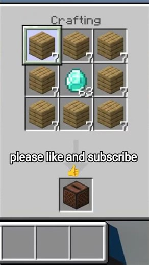 How to make jukebox in Minecraft #shortsfeed #minecraft #gaming