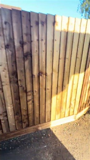 Another 6ft feather edge fence done!! #garden #gardening #fencing #gates #gardenfencing