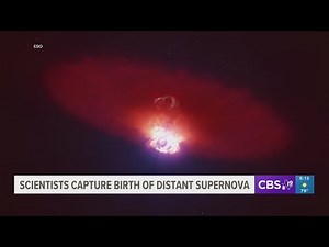Scientists capture birth of distant supernova