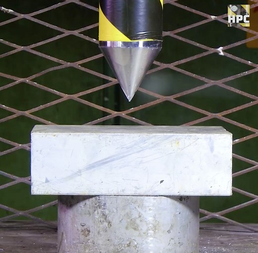 Hydraulic Press vs. MARBLE | Hydraulic press channel
