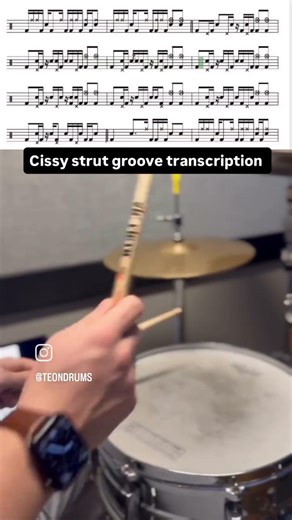 Cissy strut groove transcription