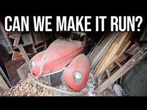 Will Our 1939 Ford Convertible Run After Sitting Abandoned For Years??
