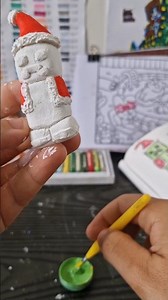 Making Christmas decorations with homemade polymer clay #polymerclay #christmas #decoration