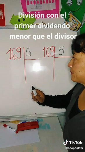División con el Primer Dividendo Menor que el Divisor