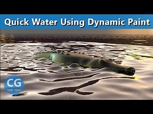 Fast Fluid Simulation with Dynamic Paint - Blender 2.91