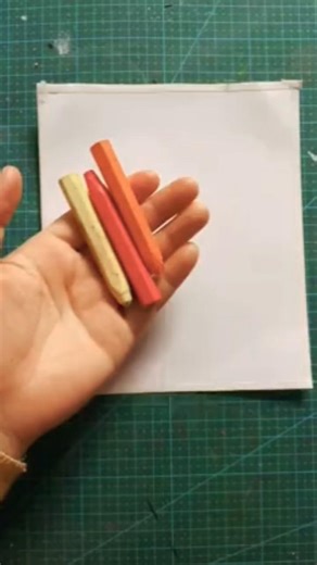 How to create a black tree 🌴 at home and used A4 size paper and oil pastels colours used #drawing.