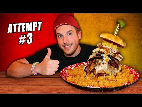 I've FAILED This Man vs Food BBQ Sandwich Challenge...TWICE!