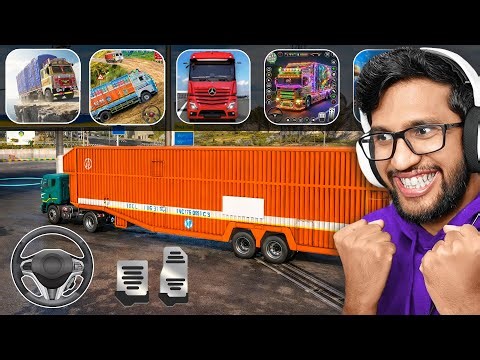 TRYING TOP 5 INDIAN TRUCK SIMULATOR MOBILE GAMES
