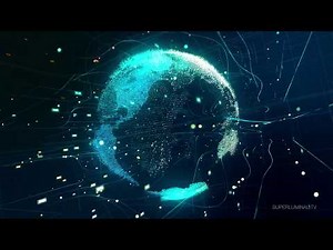 Final Result of the Create a globe FUI element using Stardust Tutorial