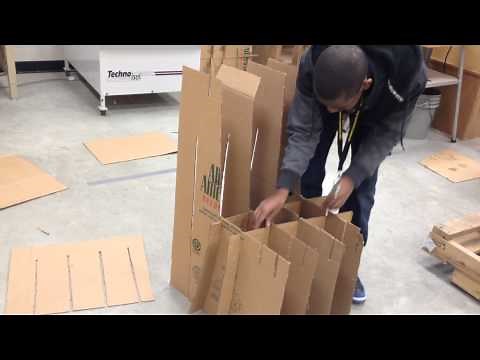 How to build cardboard chair 2014 CDFX