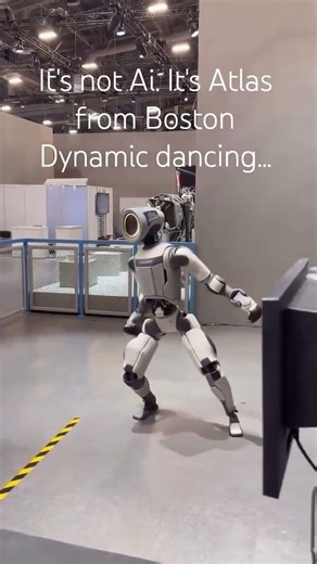 Not Ai. True Boston Dynamic robot dancing....and scaring us all...#robot #bostondynamics #atlas